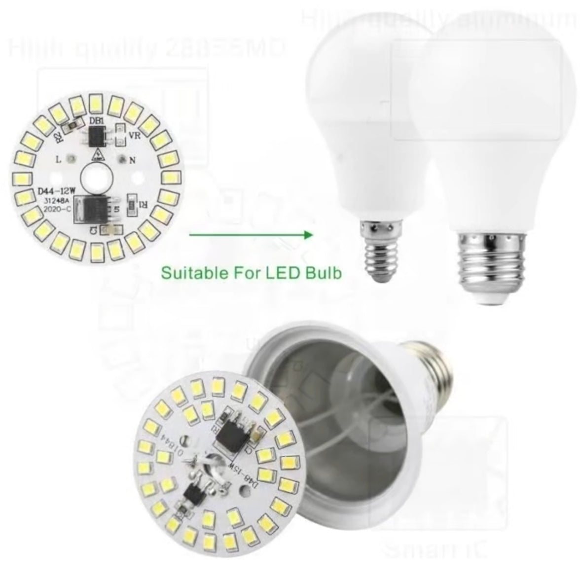 LED 5W 220-240 AC COLOR BLANCO