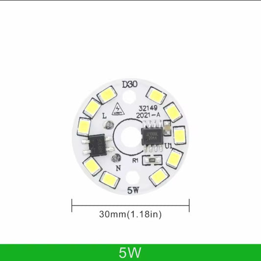 LED 5W 220-240 AC COLOR BLANCO