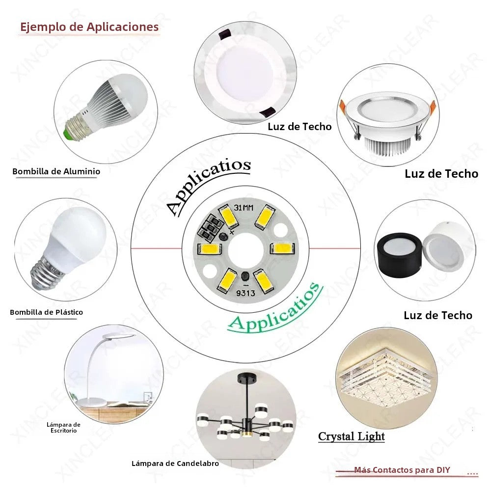 LED 5V 3W COLOR BLANCO