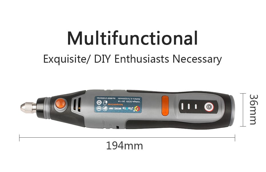 DREMEL INALAMBRICO 3 VELOCIDADES 35W + ACCESORIOS