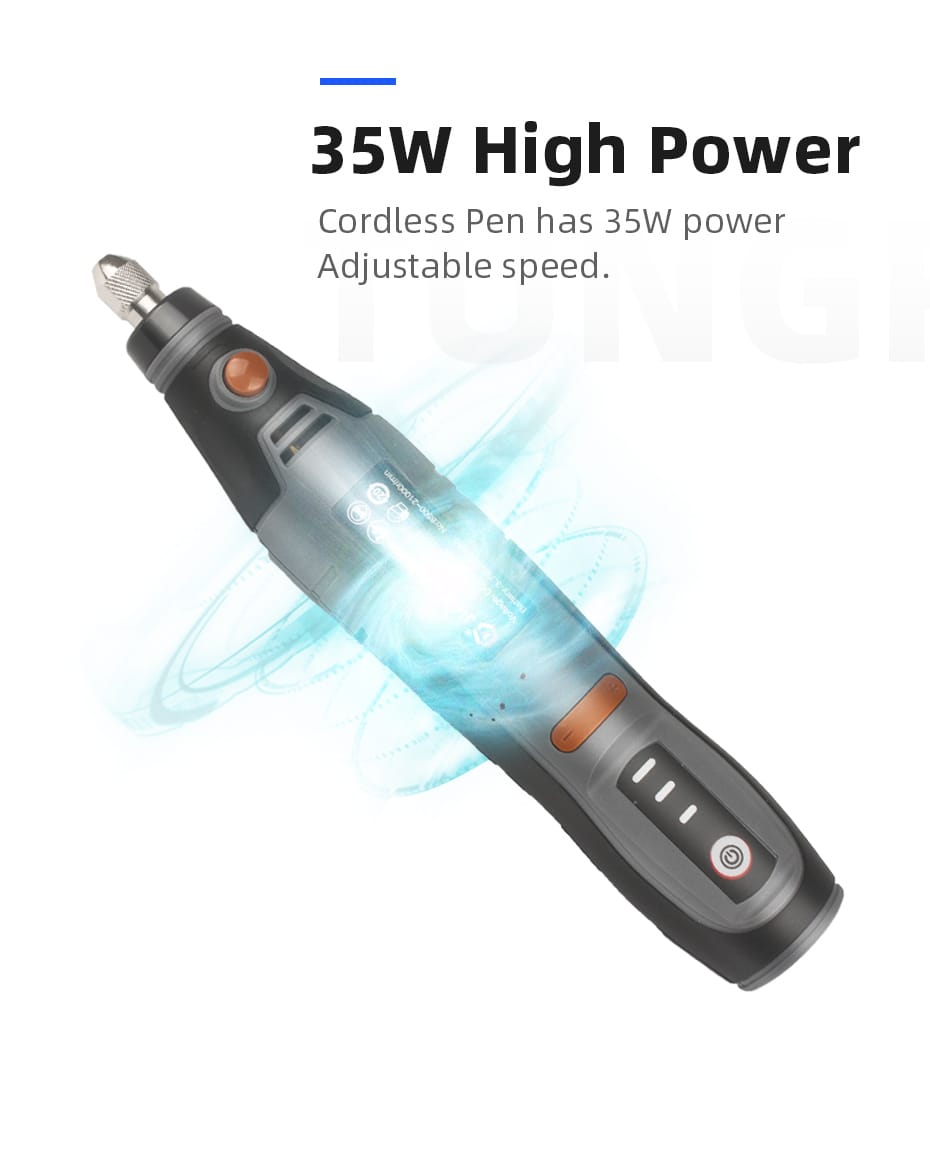 DREMEL INALAMBRICO 3 VELOCIDADES 35W + ACCESORIOS