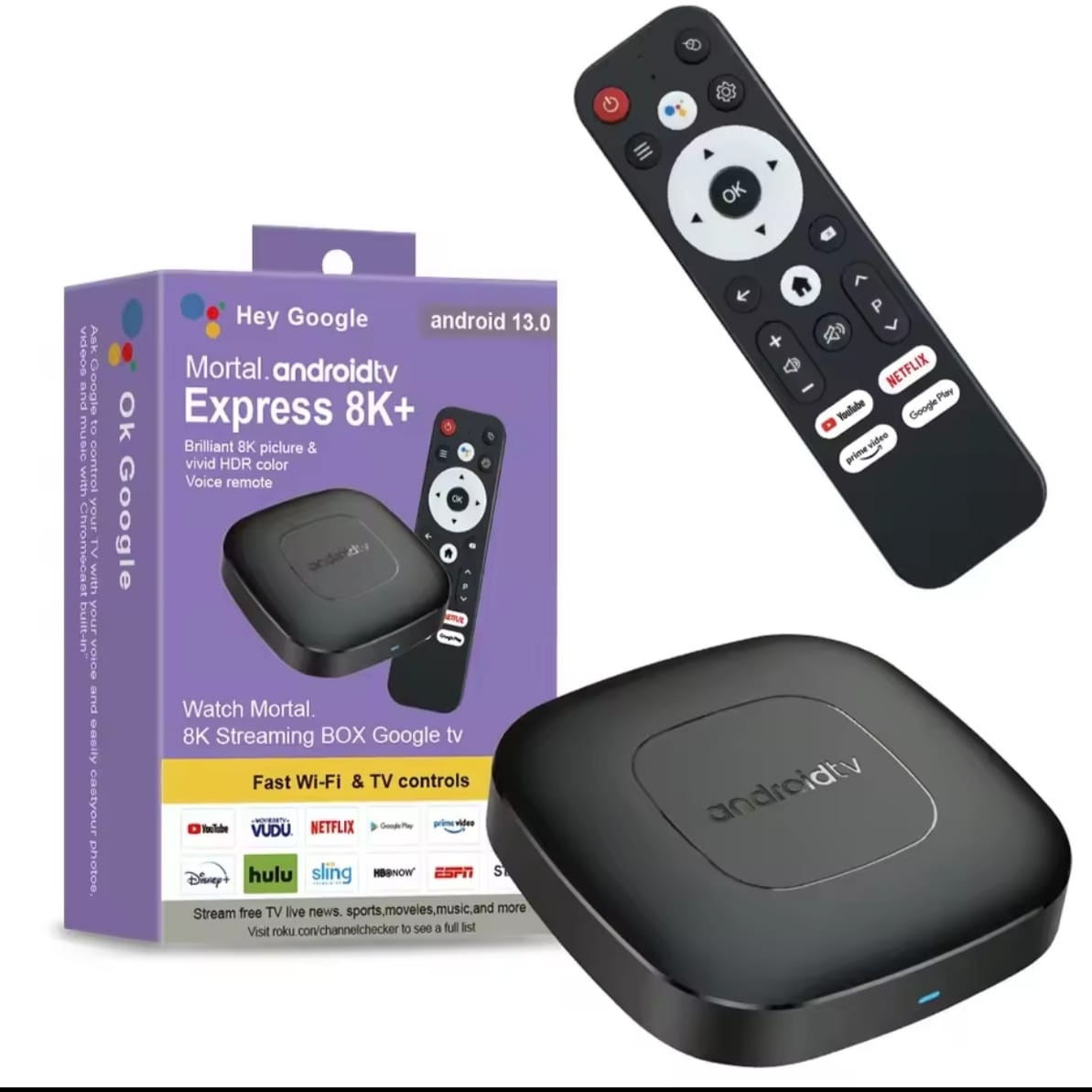 TV BOX ANDROID 13 4K UHD