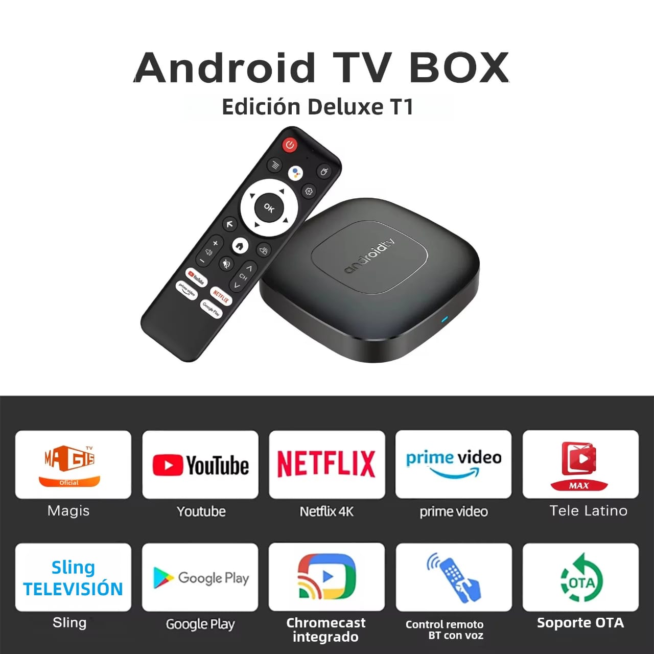 TV BOX ANDROID 13 4K UHD