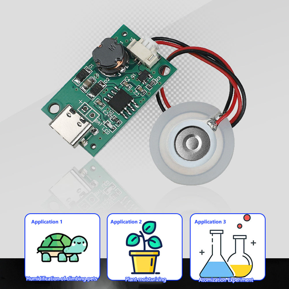 NEBULIZADOR ULTRASÓNICO 5V DC TIPO C